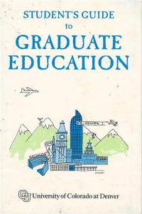 Image of Student's guide to graduate education