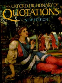 Image of The Oxford dictionary of quotations