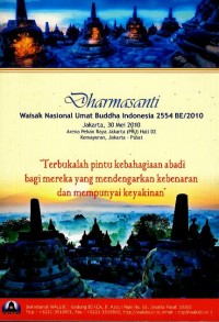 Image of Dharmasanti waisak nasional umat Buddha Indonesia 2554 BE/2010