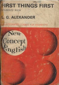 Image of First things first: student's book, an integrated course for beginners