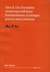 Image of Mien R. Uno Foundation mendorong tumbuhnya kewirausahawan di kalangan generasi muda