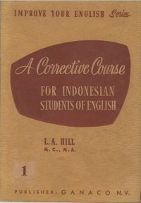 Image of Improve your English series: a corrective course for Indonesian students of English