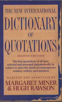 Image of The new international dictionary of quotations : second edition
