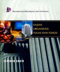 Image of Kajian organisasi : tugas dan fungsi