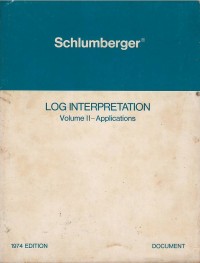 Image of Log interpretation : volume II-applications