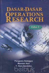 Image of Dasar-dasar operations research : edisi 2