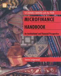 Image of Microfinance handbook : an institutional and financing perspective