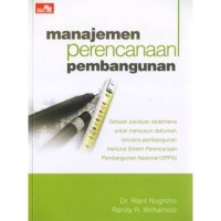 Image of Manajemen perencanaan pembangunan