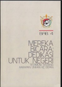 Image of Mereka bicara : dedikasi untuk negeri