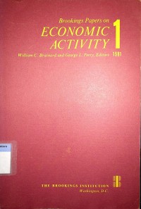Image of Brookings paper on economic activity : 1 : 1981
