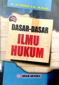 Image of Dasar-dasar ilmu hukum