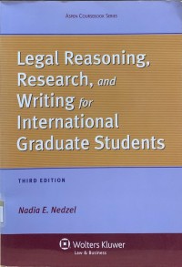 Image of Legal reasoning, research, and writing for international graduate students