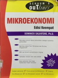 Image of Teori dan soal-soal mikroekonomi : edisi keempat