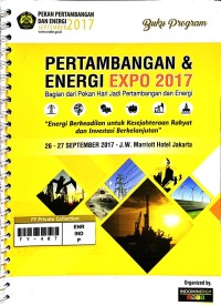 Image of Pertambangan & Energi Expo 2017 : buku program