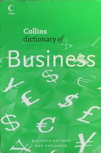 Image of Collins dictionary of Business