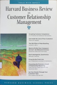 Image of Harvard Business Review on customer relationship management