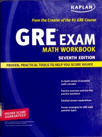 Image of GRE exam math workbook