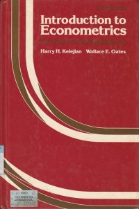 Image of Introduction to econometrics : principles and applications