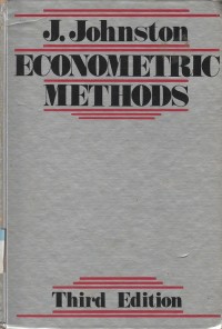Image of Econometric methods