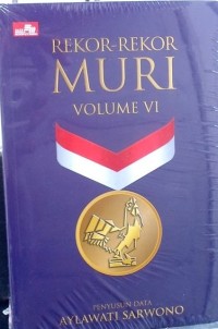 Image of Rekor-rekor MURI volume VI