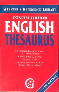 Image of Concise edition : english thesaurus