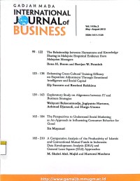 Image of Gadjah Mada international journal of business vol. 14 no. 2 May - August 2012
