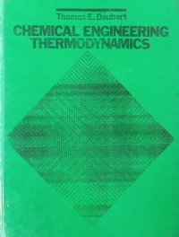 Image of Chemical engineering thermodynamics