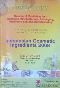 Image of Directory: seminar & echibition for: cosmetic raw materials, packaging, machinery and toil manufacturing