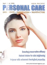 Image of Asia Pacific: Personal care, ingredients, formulation, manufacture: Vol 7 issue 4 September 2006