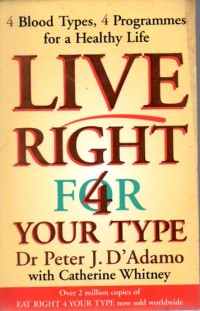 Image of Live right 4 your type