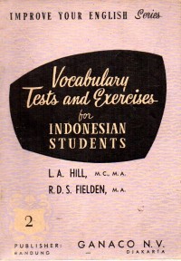 Image of Vocabulary Tests and Exercise for Indonesian Students