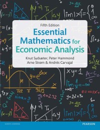 Image of Essential mathematics for economic analysis